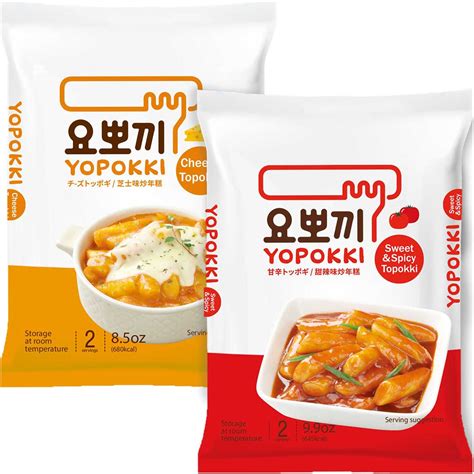Yopokki Instant Tteokbokki Pack (Sweet Mild Spicy, Pack of 2) .